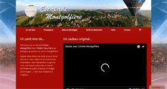 Desktop Screenshot of montgolfiere.fr